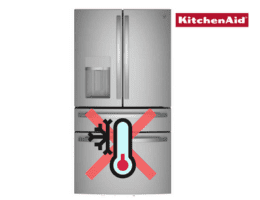 KitchenAid freezer not freezing