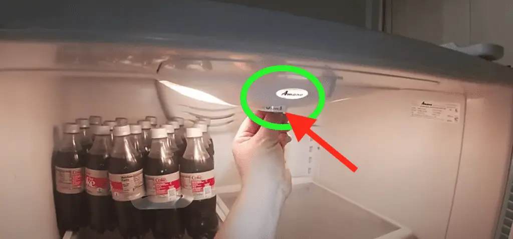 adjust temperature control settings on amana refrigerator