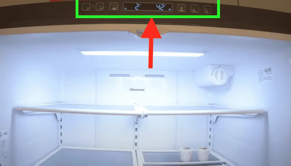 adjust temperature control settings on hisense refrigerator