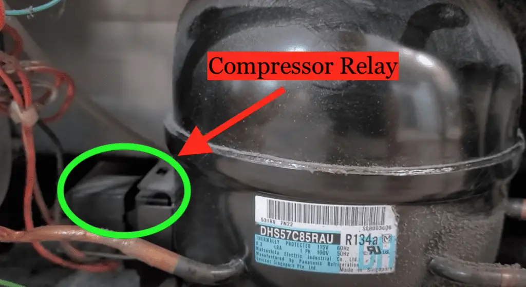 compressor relay location