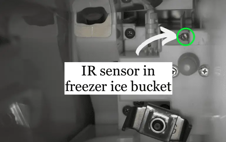 freezer ice maker IR sensor