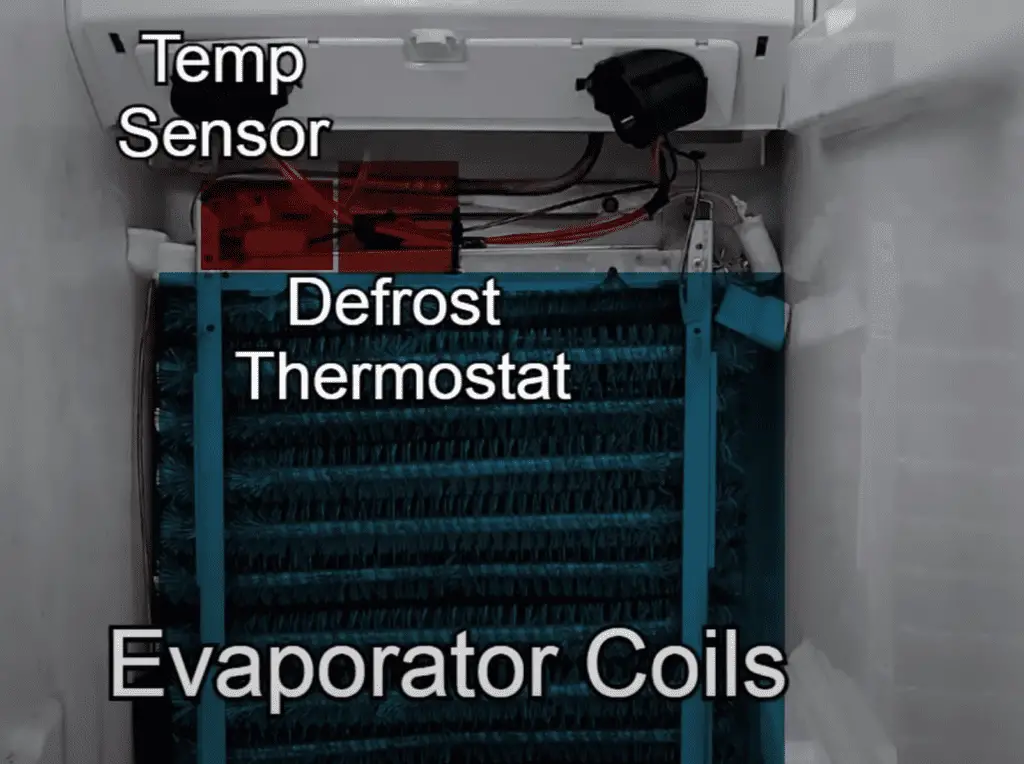 refrigerator defroster system